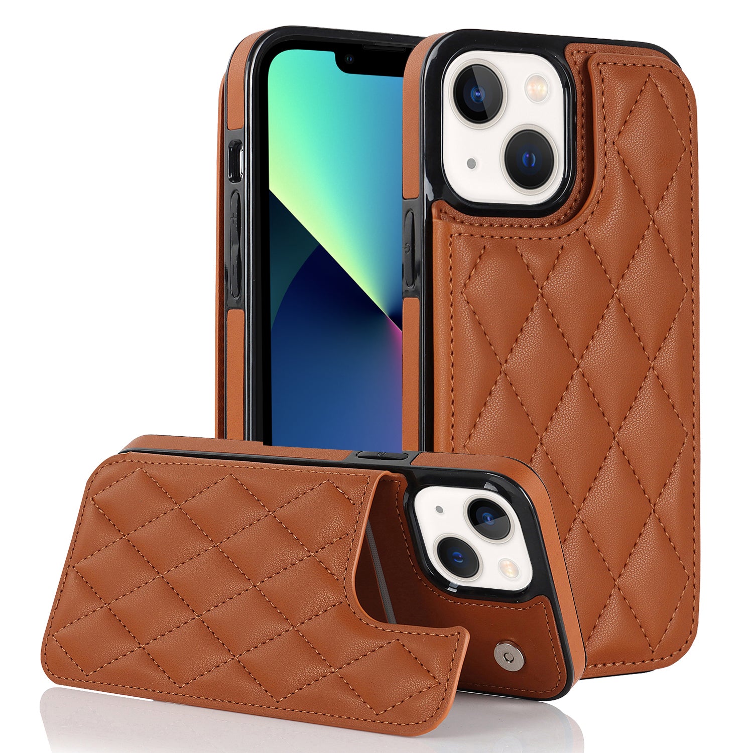 For Xiaomi 13 5G Shockproof Phone Shell Kickstand Card Holder PU Leather TPU Phone Case For Xiaomi 13 5G Shockproof Phone Shell Kickstand Card Holder PU Leather TPU Phone Case